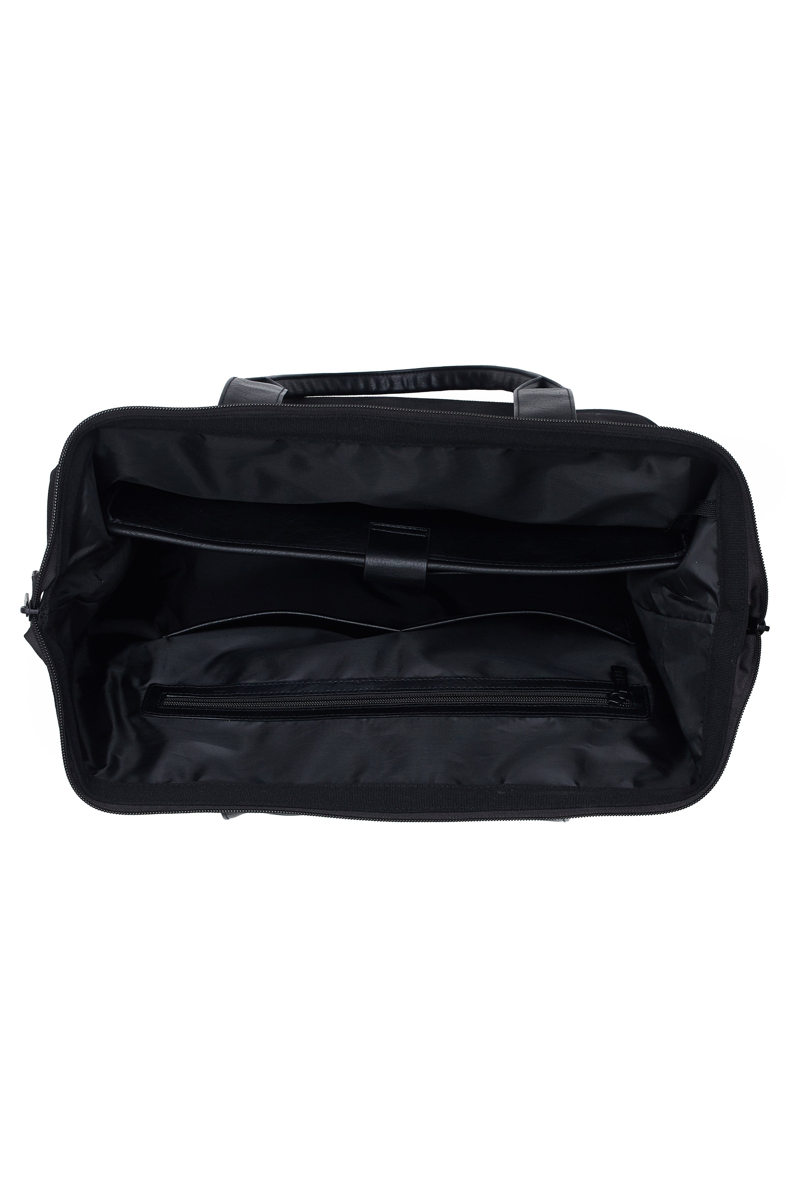Convertible Mini Weekender Black Open Top