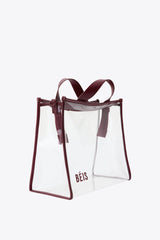 The Stadium Tote in Burgundy