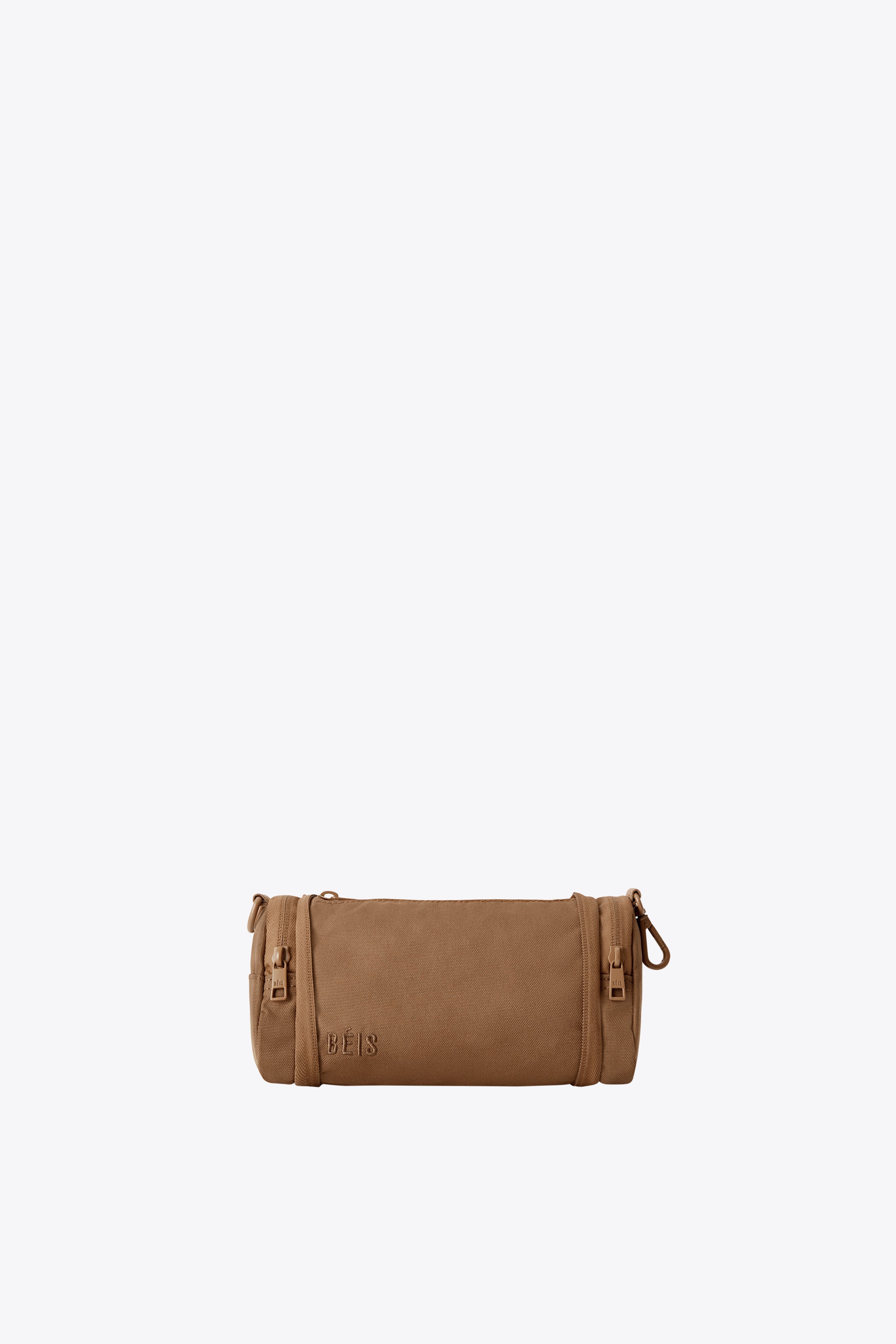 The Expandable Crossbody Charm in Camel