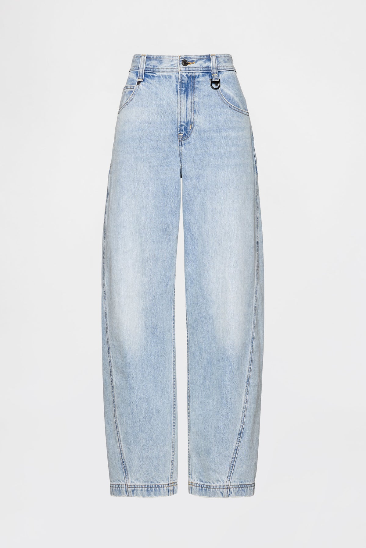Relaxed Barrel Jeans in Medium Wash
