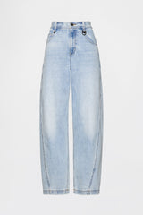 Relaxed Barrel Jeans in Medium Wash
