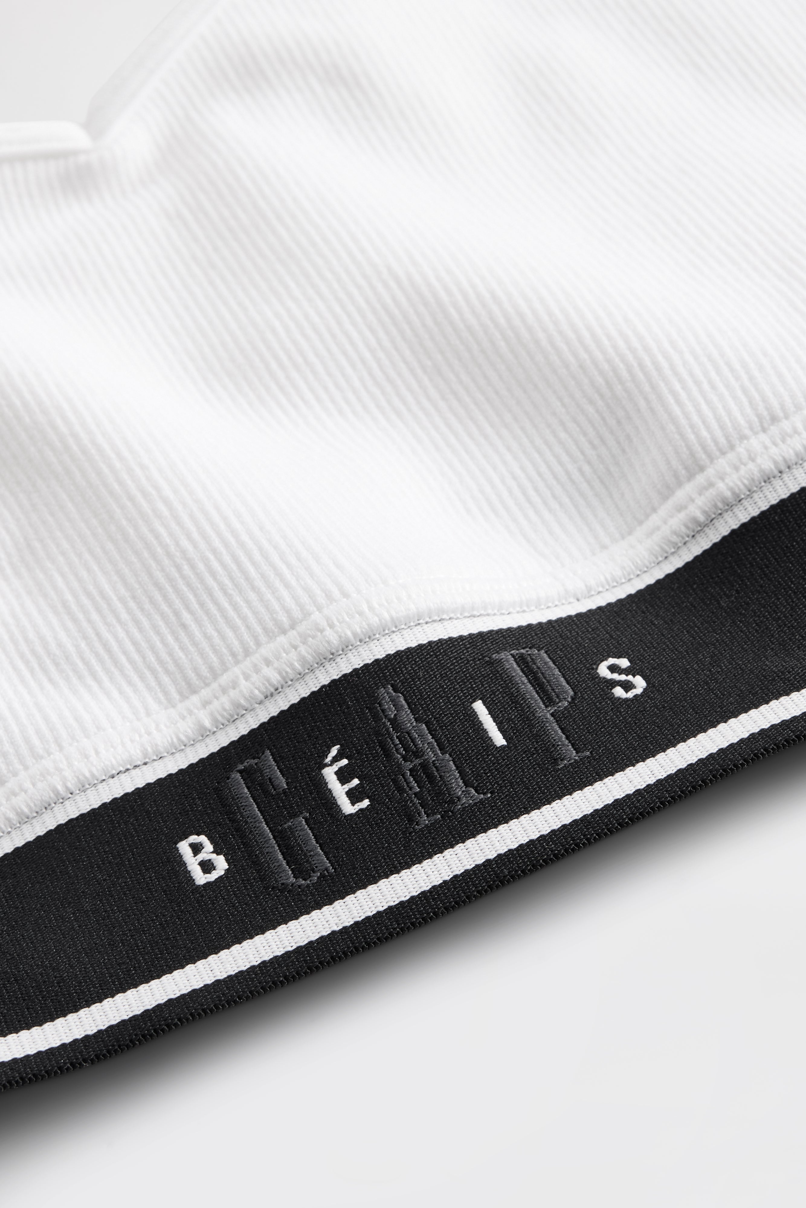 Seamless Logo Top in Optic White