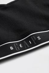 Seamless Logo Top in Black