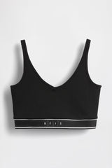 Seamless Logo Top in Black