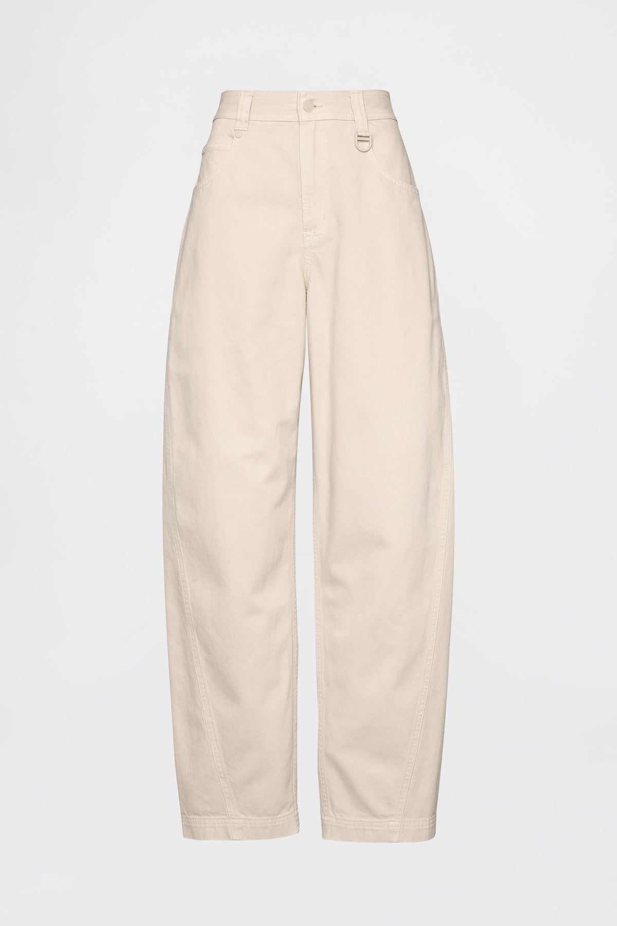Relaxed Barrel Jeans in Light Tundra