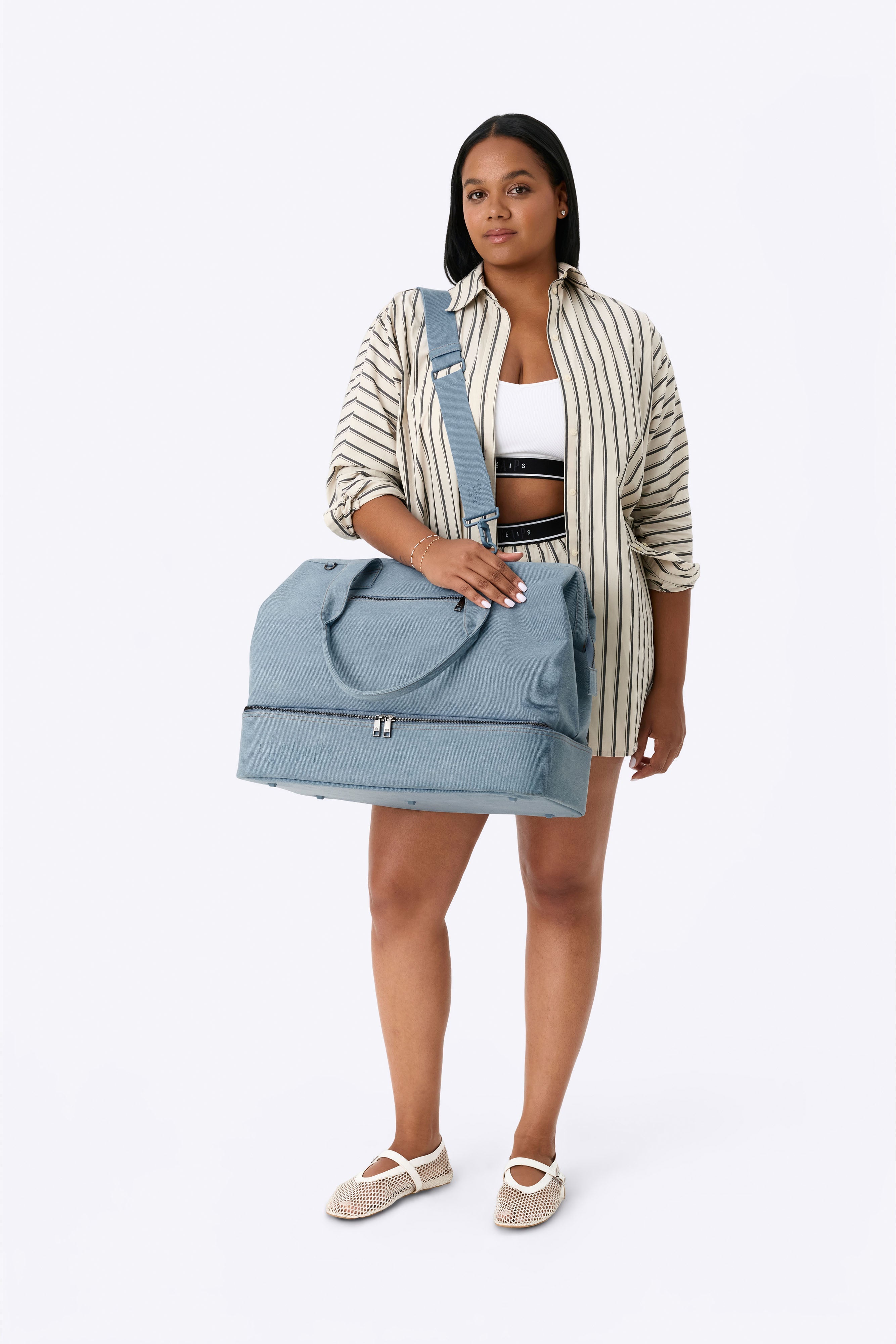 The Weekender in Denim Blue