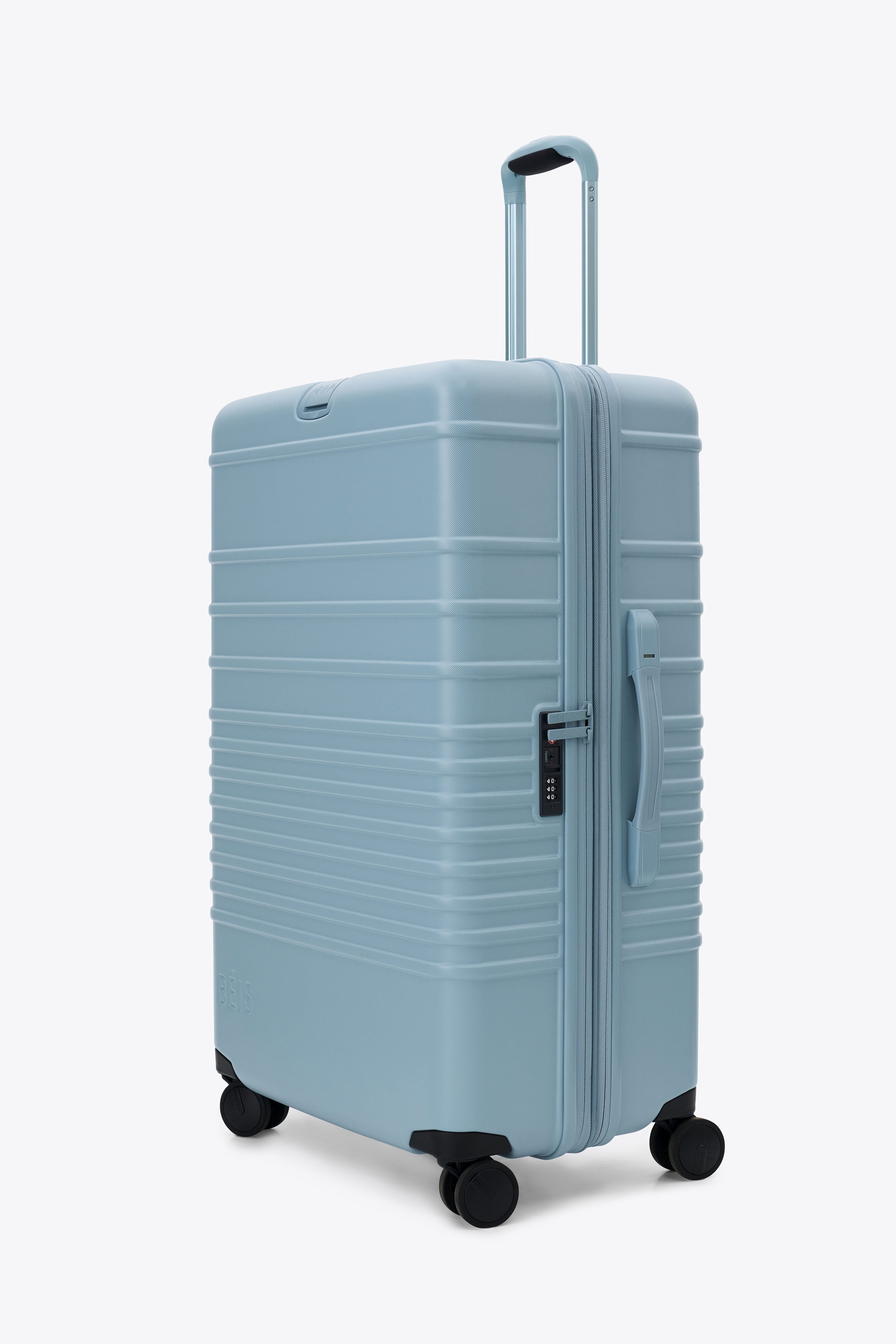 The Large Check-In Roller in Denim Blue