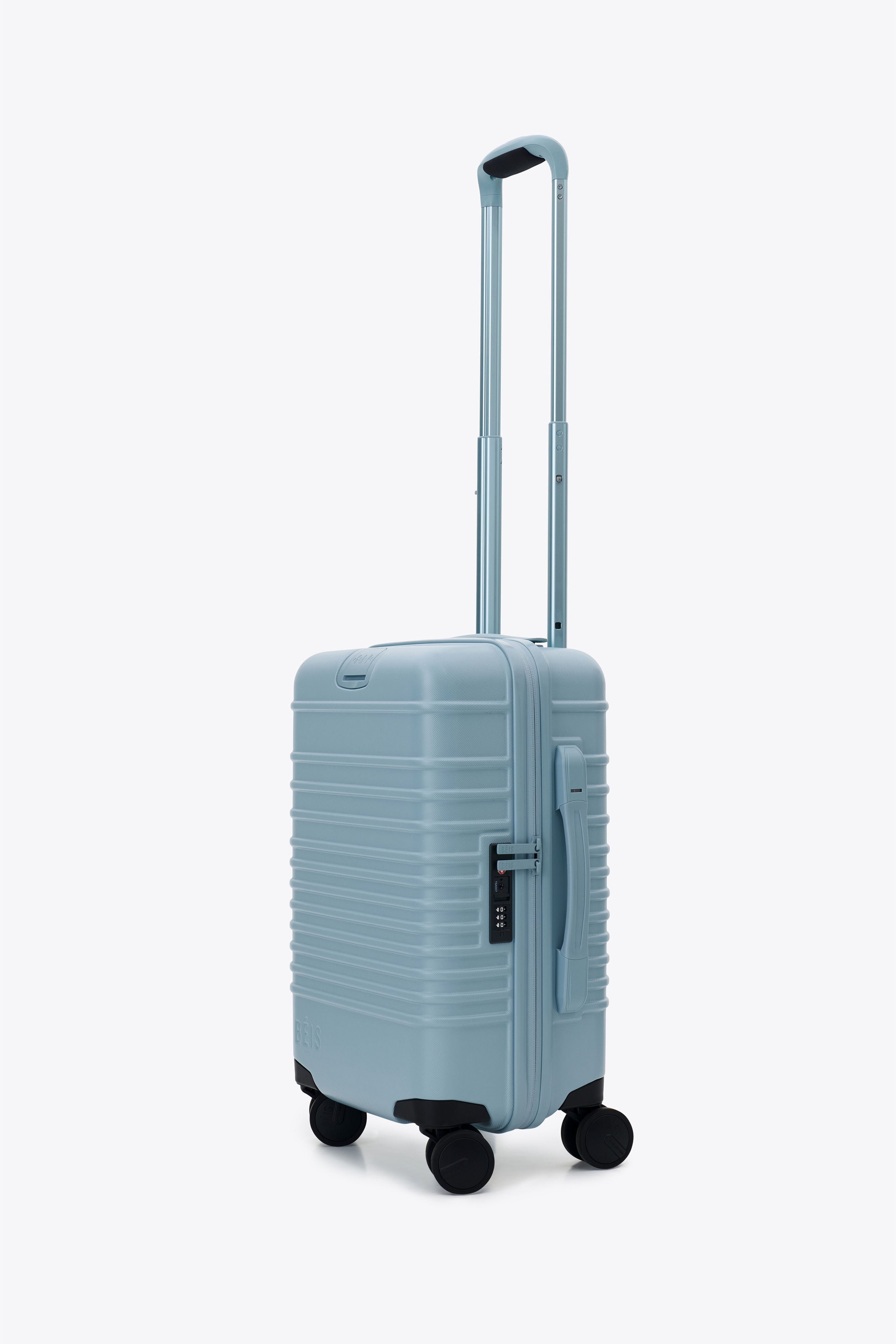 The Small Carry-On Roller in Denim Blue